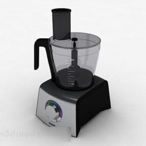 Máquina exprimidora negra de cocina modelo 3d