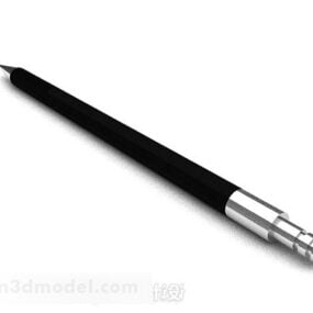 Musta mekaaninen kynä 3d-malli