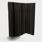 Black Minimalistic Curtain