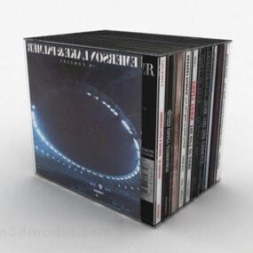 Packaging Black Game Disc 3d model