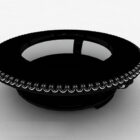 Black Round Coffee Table Design