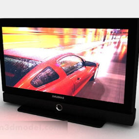 Schwarzer LCD-Bildschirm, frühes 3D-Modell