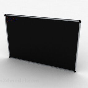 Black Square Blackboard 3d-model