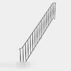 עיצוב מעקות מדרגות שחור