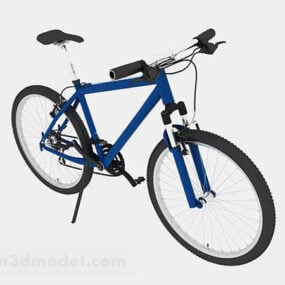 Blaues Fahrrad 3D-Modell