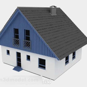 蓝色小屋家具3d模型