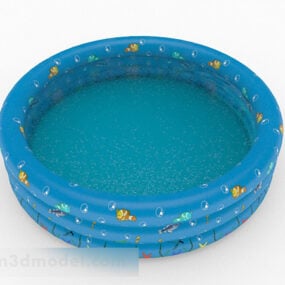 Modello 3d della piscina gonfiabile per bambini