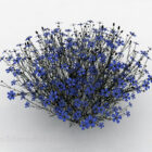 青い花植物花