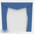 Blue Fresh Curtain