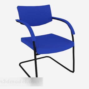 Modello 3d della poltrona lounge blu