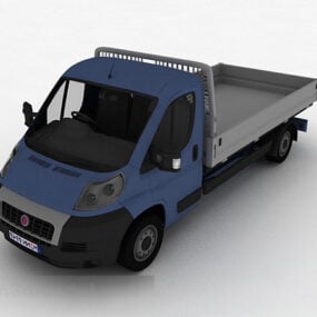 Τρισδιάστατο μοντέλο οχήματος μπλε φορτηγού