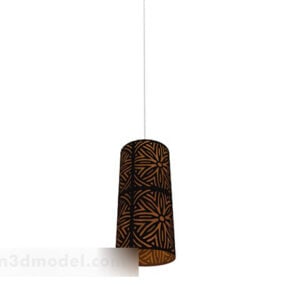 Lámpara de techo marrón modelo 3d