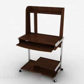 Brown Desk 3d model