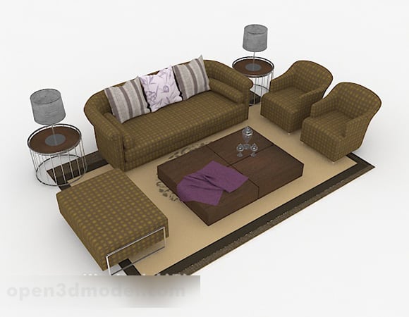 Brown Home Sofa