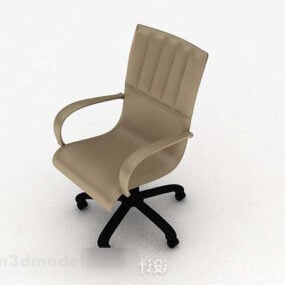Brown Roller Skate Home Chair 3d model