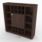 Brown Wooden Bookcase