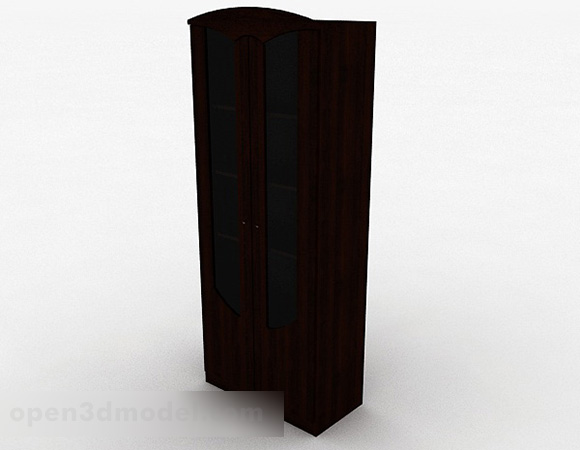 Double Door Multi-layer Display Cabinet