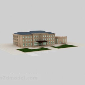 مدل سه بعدی ساختمان فرماندار