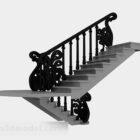 Carved stairs 3d model