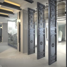 3D model interiéru budovy Celebrity Residence