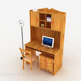 Børneskrivebordsskab 3d-model