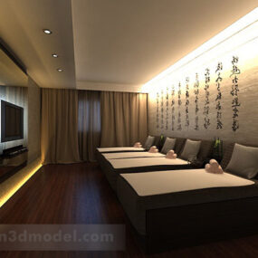 Chinese Leisure Club Interior 3d model