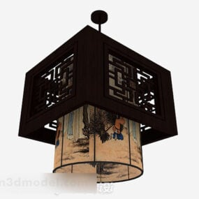 Chinese Retro Chandelier 3d model