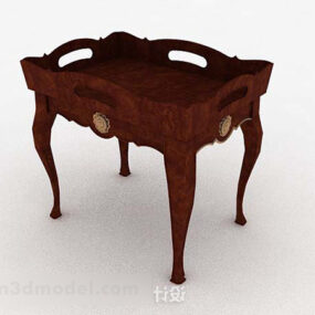 Chinese Retro Wooden Coffee Table 3d model
