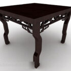 Chinese Square Dining Table Design