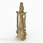 Chinese Style Carved Noble Lady Ornament