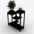 Combination Wooden Flower Stand