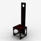 Kiinan neliön veistetty puinen tuoli