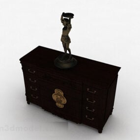 Chinese Wooden Cabinet 3d model