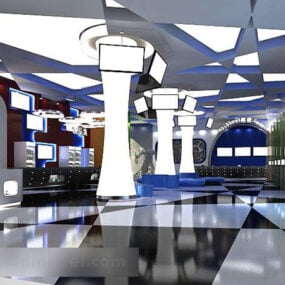 Cinema Interior 3d model