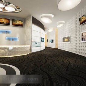 Cinema Hall Interior 3d model