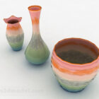 Kolorowa dekoracja wazonu ceramicznego