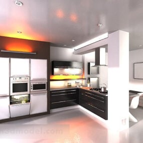 Mô hình 3d thiết bị nhà bếp thương mại
