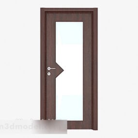 一般的な寛大な部屋のドアの3Dモデル
