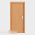 Wspólne proste drzwi z litego drewna