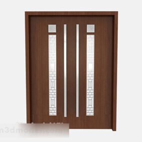 Conference Room Solid Wood Door 3d model