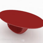 創造的なファッション赤いダイニングテーブル