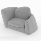 Meubles de chaise de canapé minimaliste gris créatif