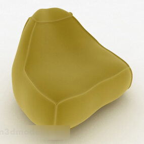 Kreatives 3D-Modell im Sessel-Taschen-Stil