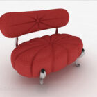 Desain Mebel Sofa Merah Kreatif