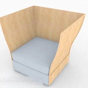 Creative Simple Single Sofa Decor 3d model