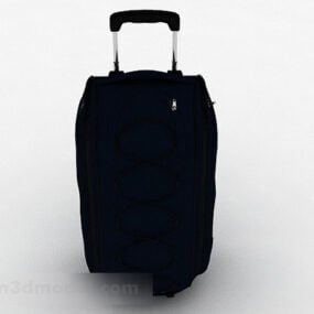 Dark Blue Suitcase Furniture 3d model