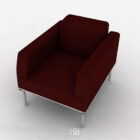 Diseño minimalista de sofá individual informal