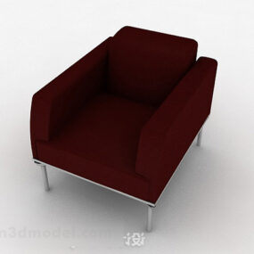 简约休闲单人沙发设计3d模型