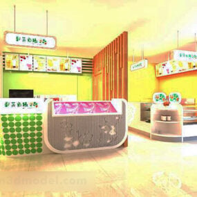 Dessert Shop Interior 3d model