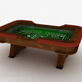 Entretenimiento Mesa de juegos Muebles Modelo 3d